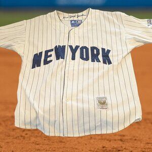 New York Yankees Cooperstown Vintage Starter Jersey – Classic Pinstripes & Retro